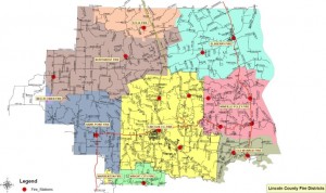 Lincoln County Fire District Map